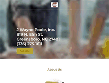Tablet Screenshot of jwaynepoole.com